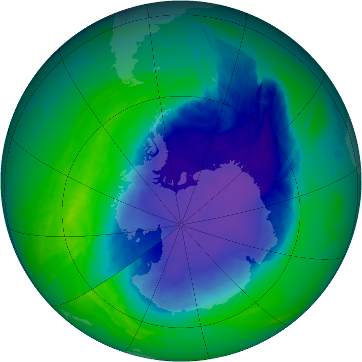Ozone Map 2008-10-31